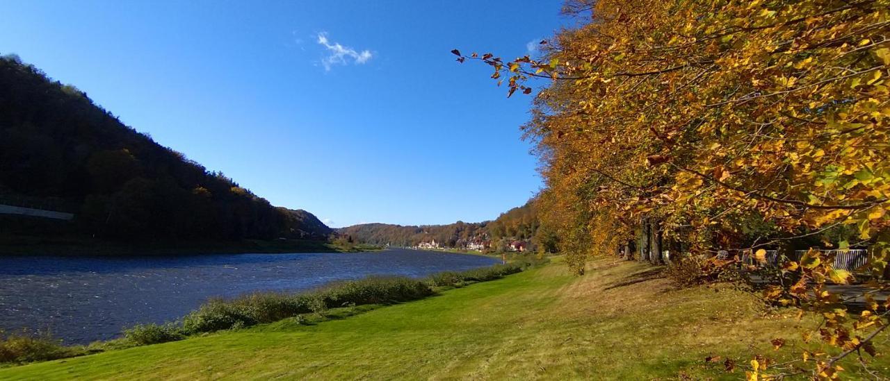Ferienwohnung An Der Elbe ชตัดท์เวเลิน ภายนอก รูปภาพ